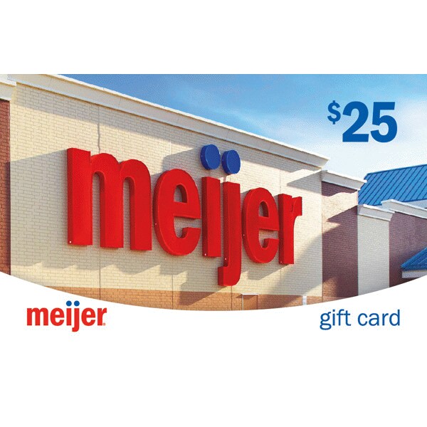 Meijer Gift Card 25