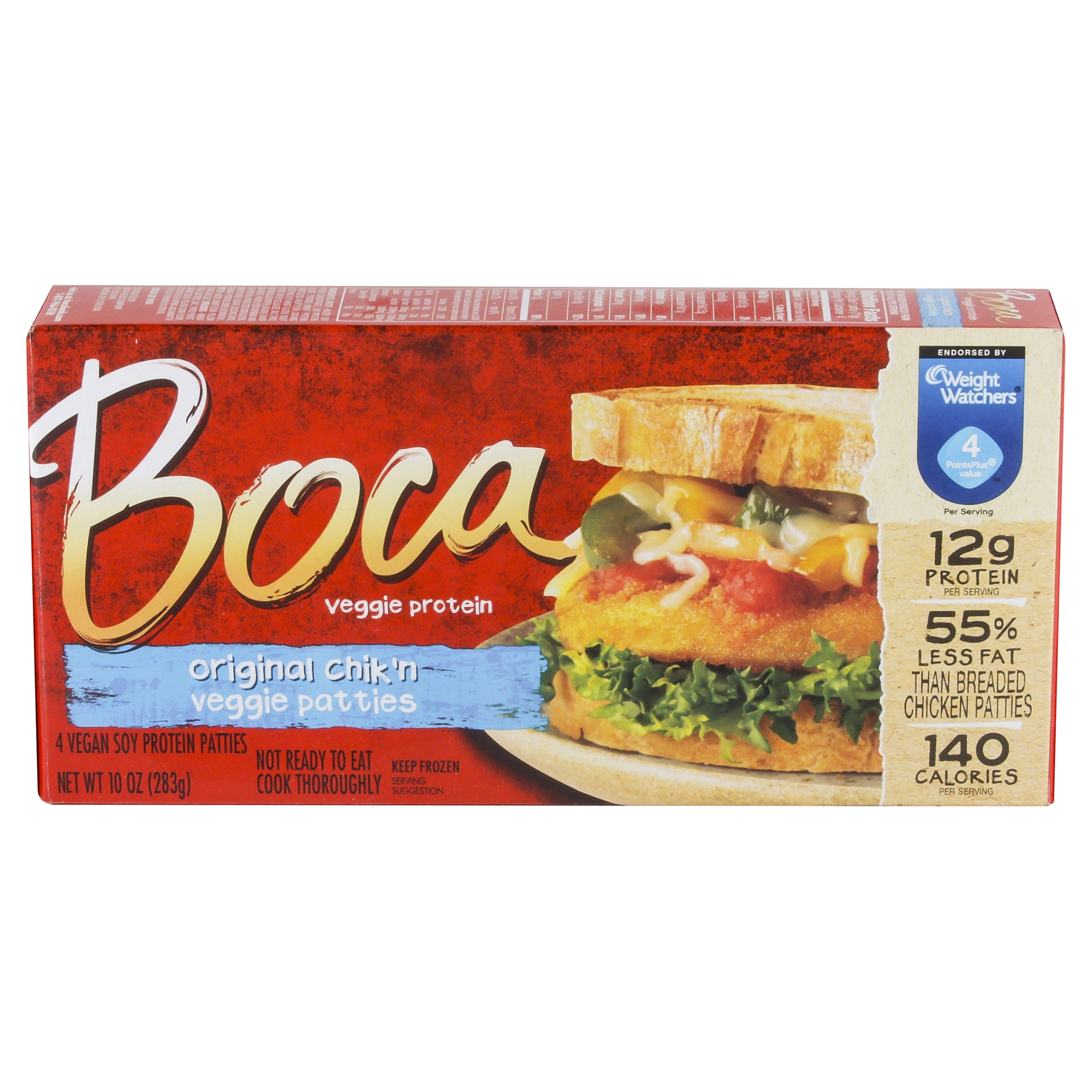 boca chicken patty nutrition facts